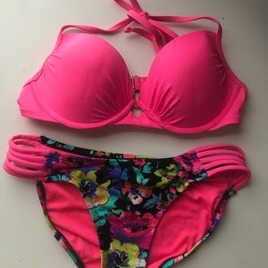 🌊💓 Hot pink Xhilaration bikini 💓🌊